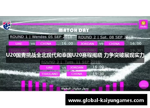 U20国青挑战全北现代和泰国U20赛程揭晓 力争突破展现实力